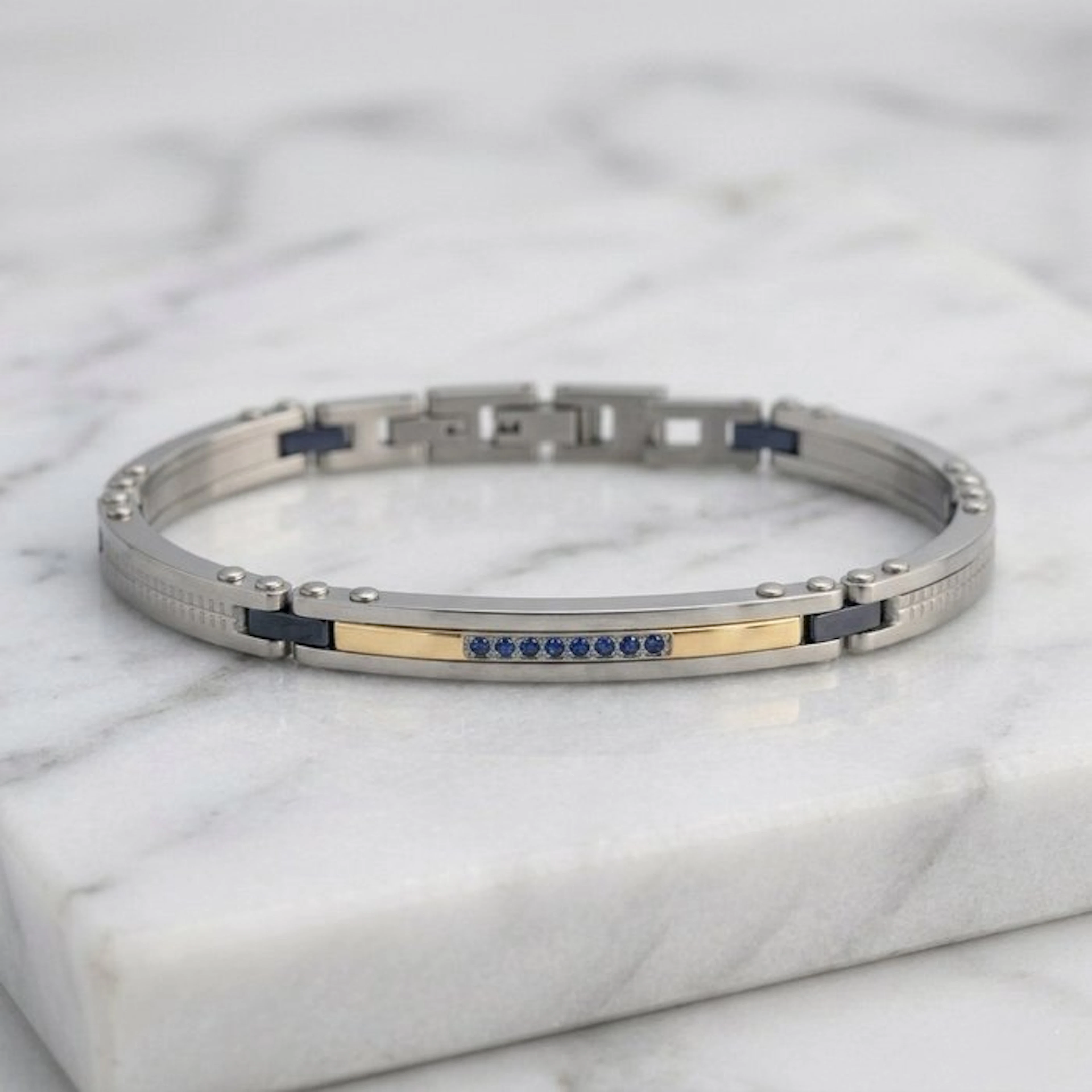 18 kt. - Steel, Hightech Ceramic, Yellow gold - Bracelet - Artisanal