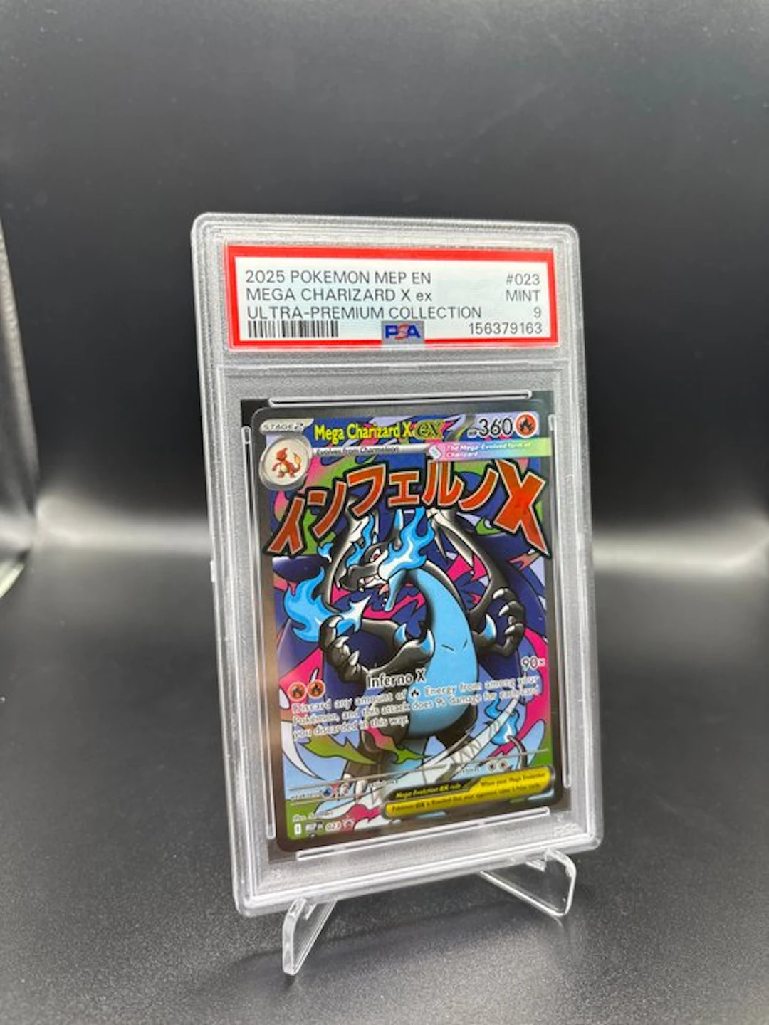 Pokémon - 1 Graded card - Mega Charizard X 023...