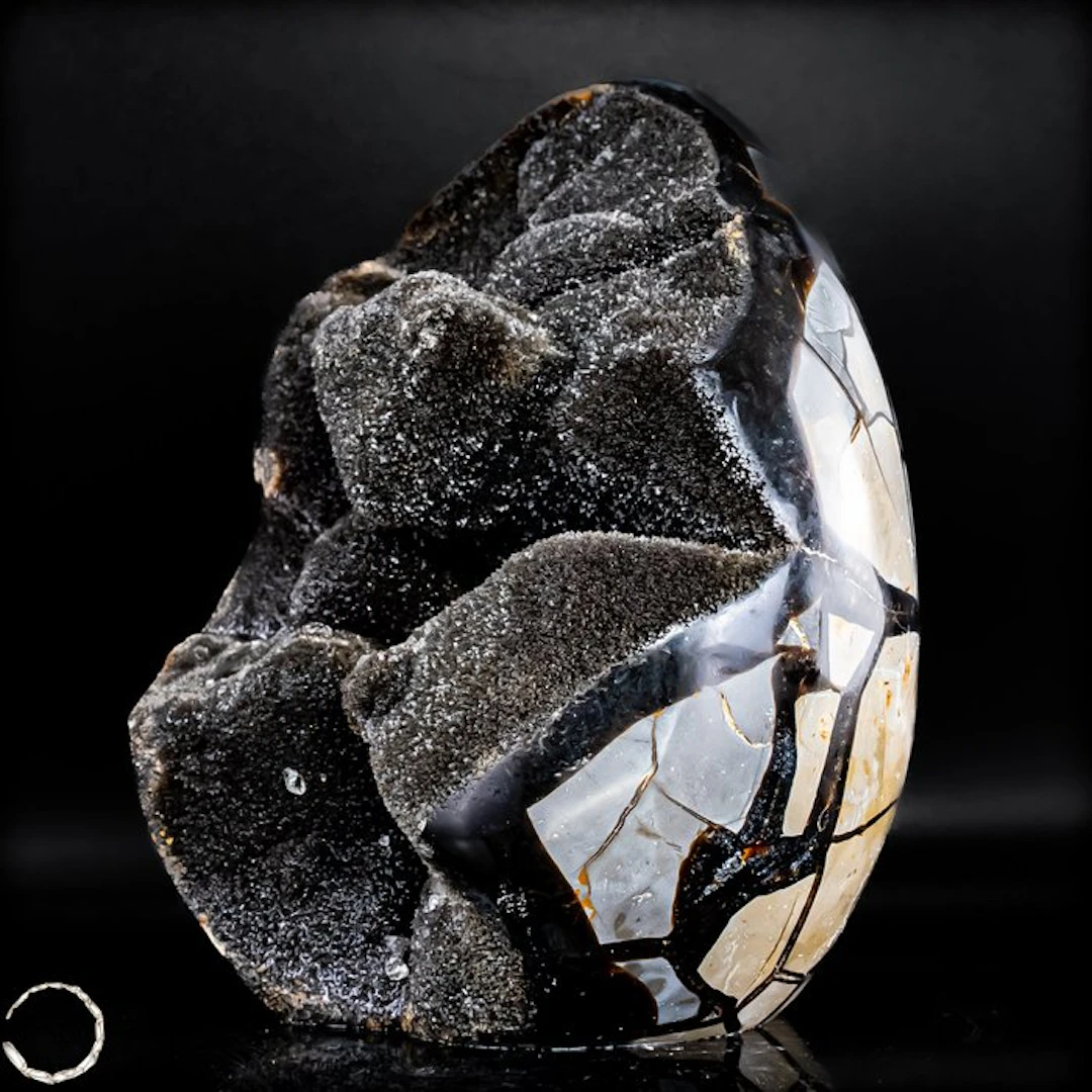 Very Decorative Septarian Druse, with Calcite Crystals- 3945.56 g