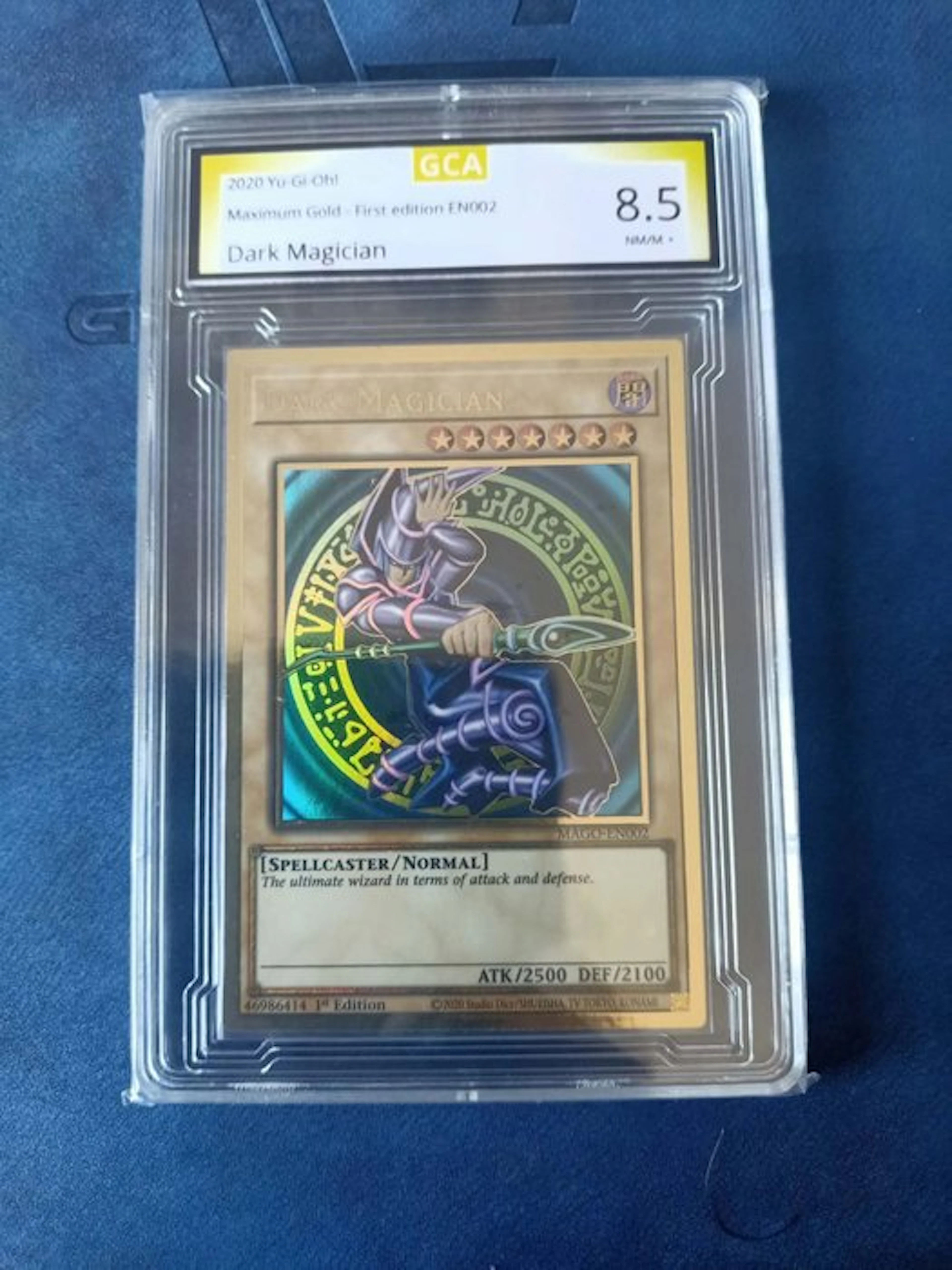 Konami - 1 Card - Yu-Gi-Oh! - Dark Magician MAGO-EN002 First edition, Foil
