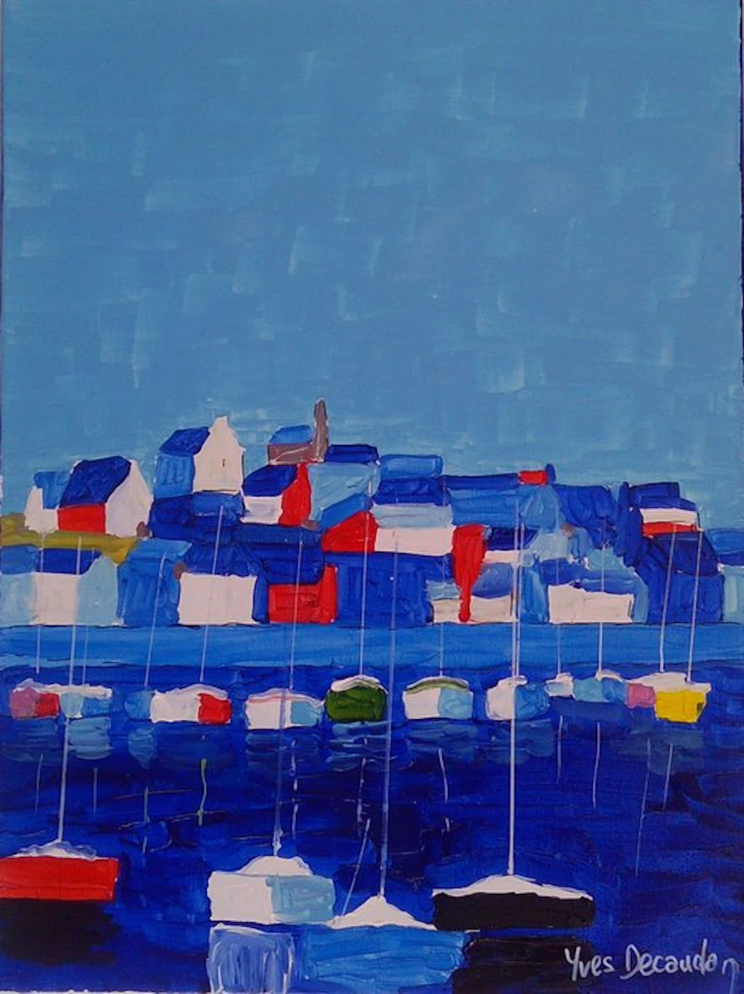 Yves Decaudan - Port breton au grand bleu