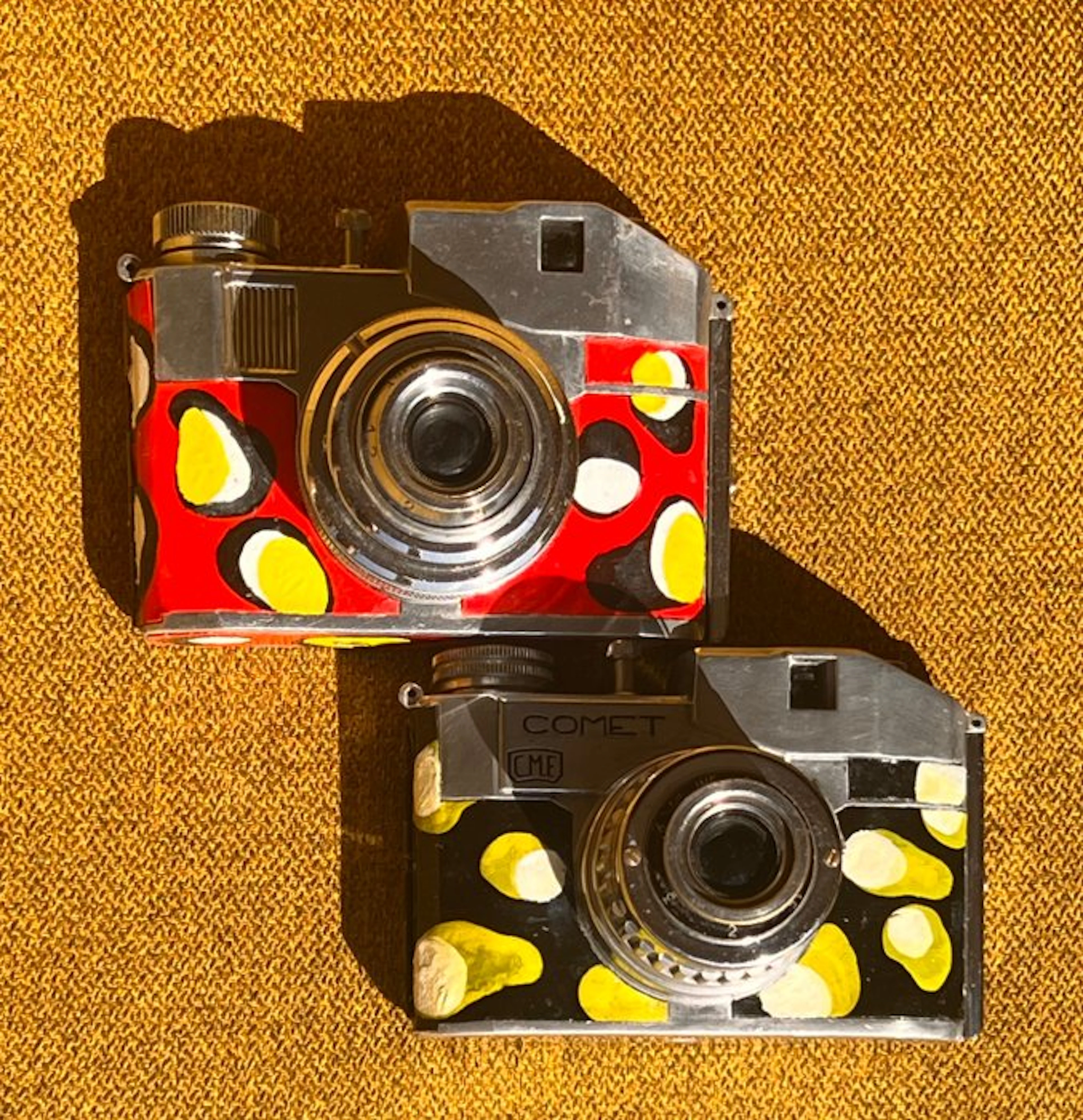 Bencini 2x Comet - Custom Pop Art / Analogue camera