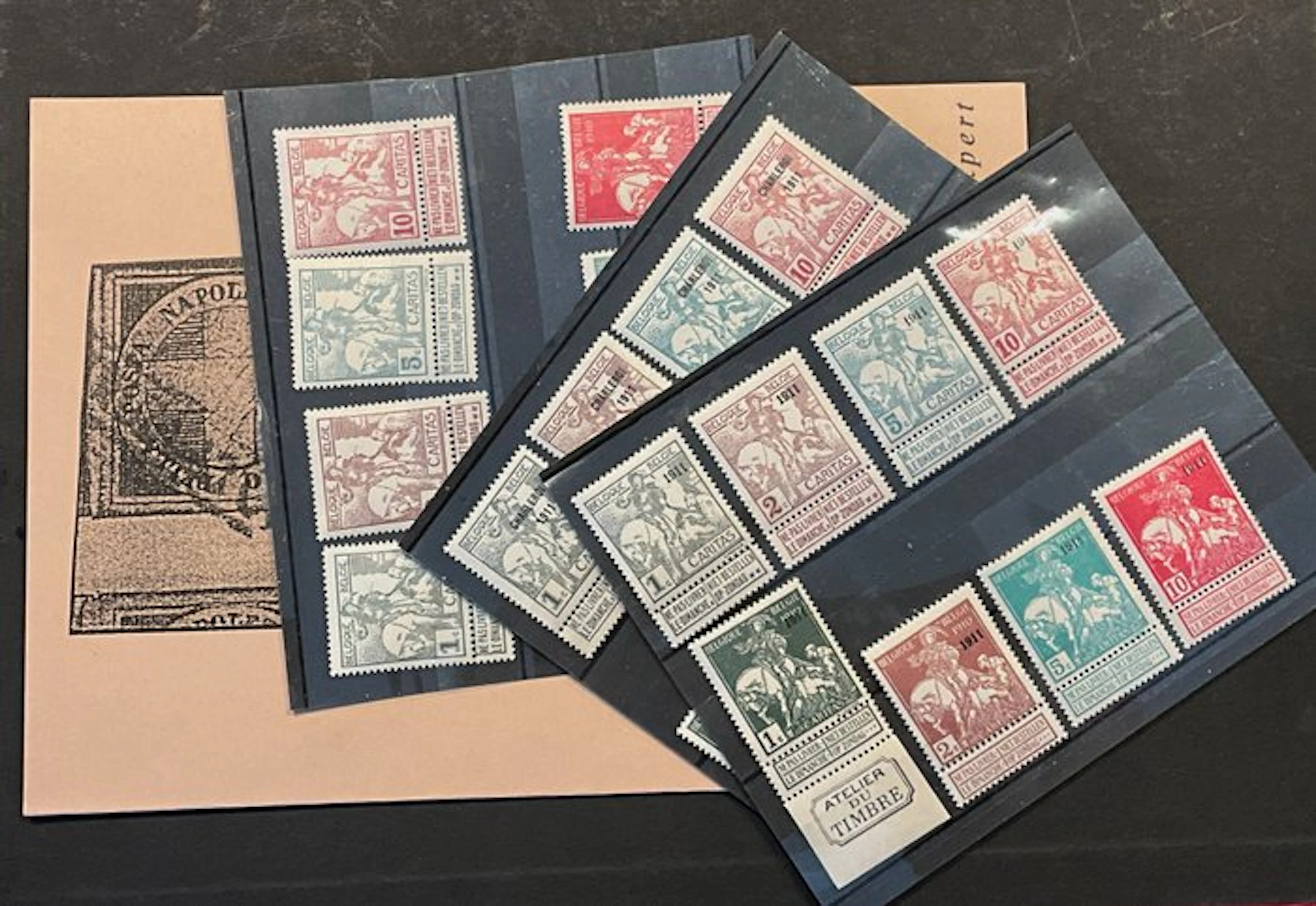 Belgium 1910/1911 - Caritas Issuances - complete series...
