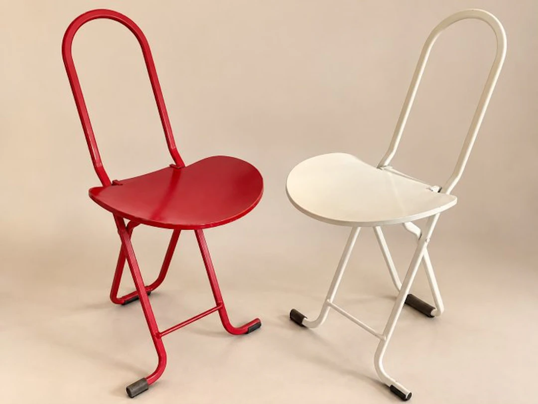 Thema - Gastone Rinaldi - Folding chair (2) - Daphne - Metal