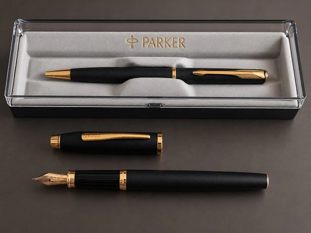 Cross, Parker - Century II Satin/Matte Black GT & Classic...