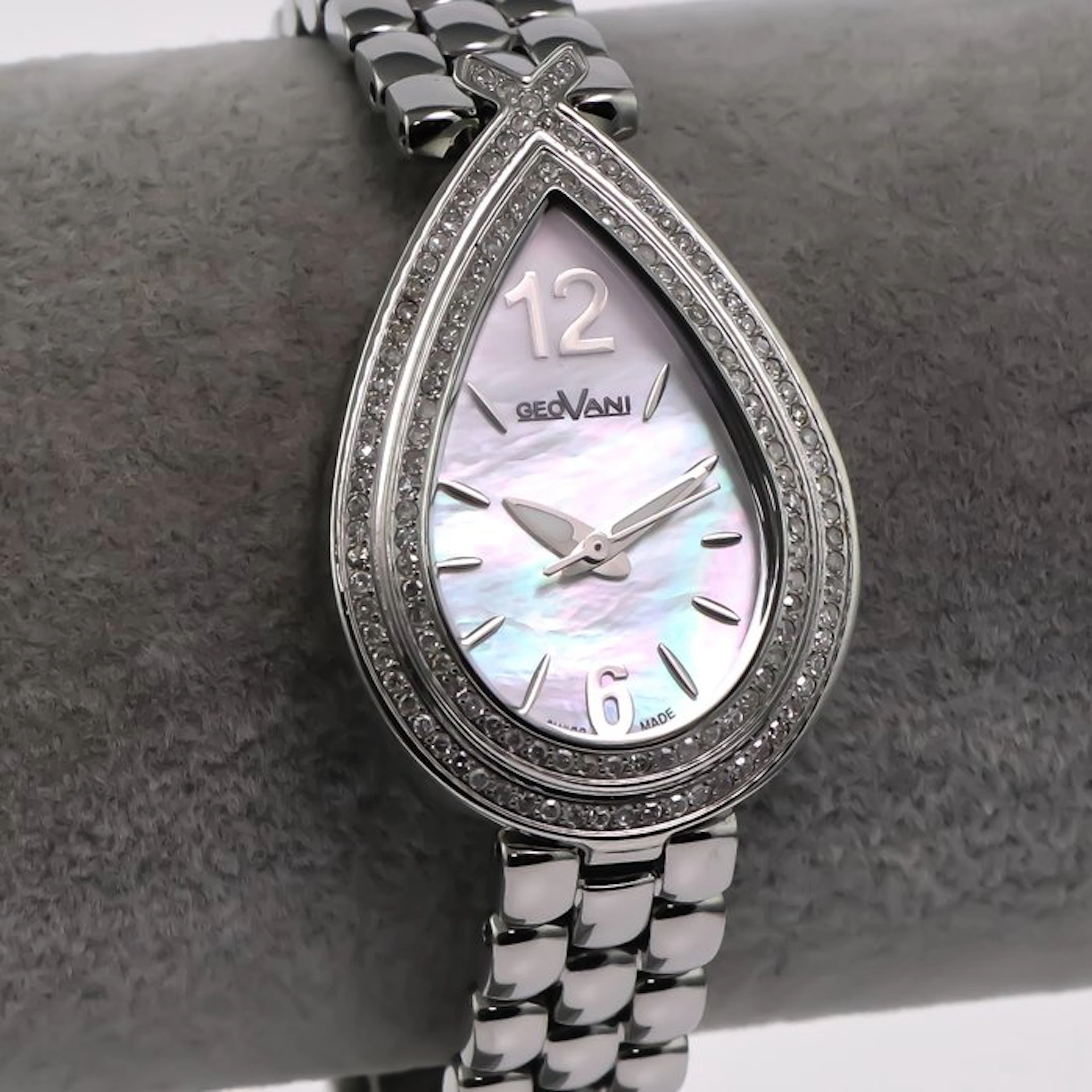 Geovani - Diamond Swiss Made Watch - GOL589-SS-D-7 - No...