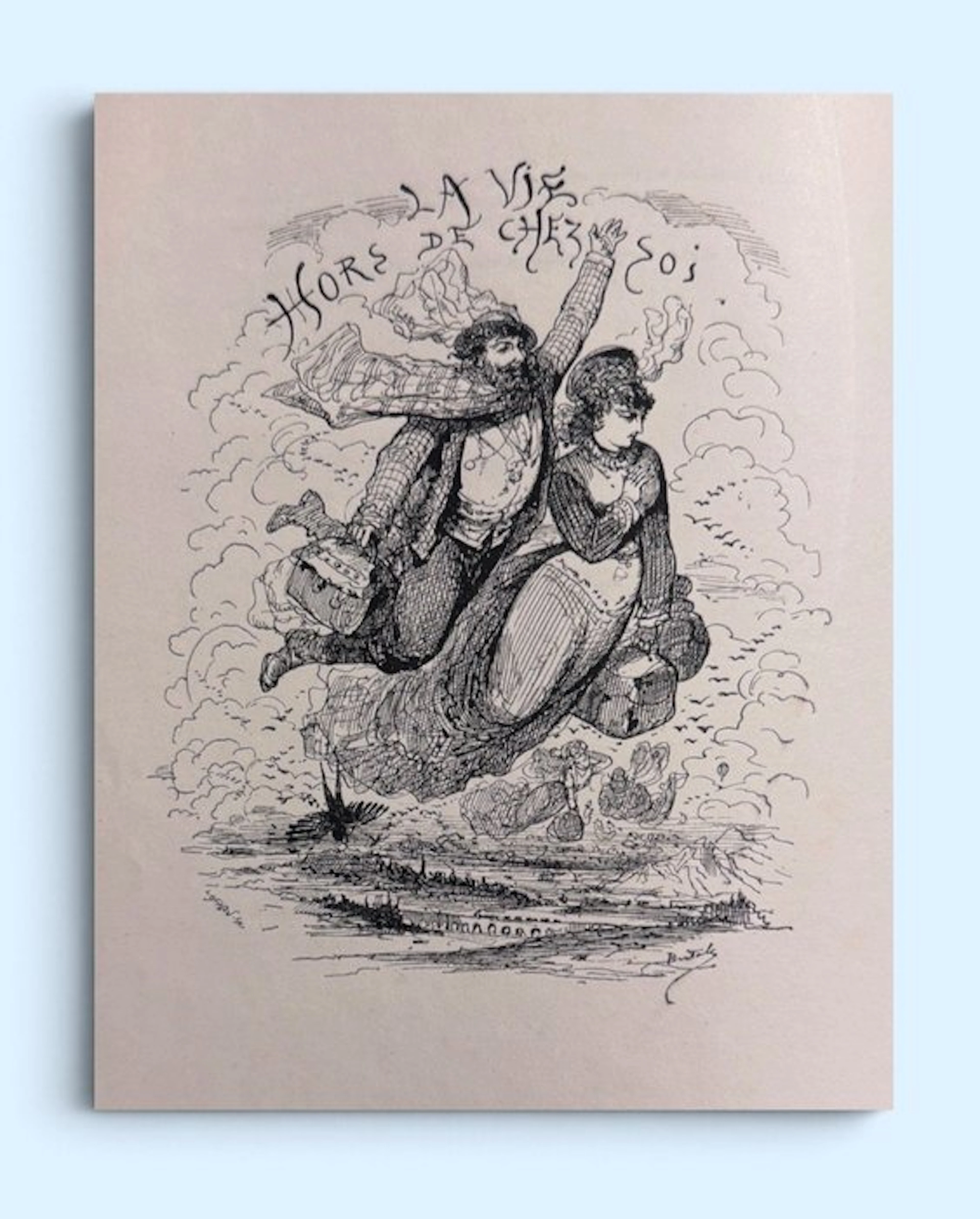 Bertall - La vie hors de chez soi. - 1876