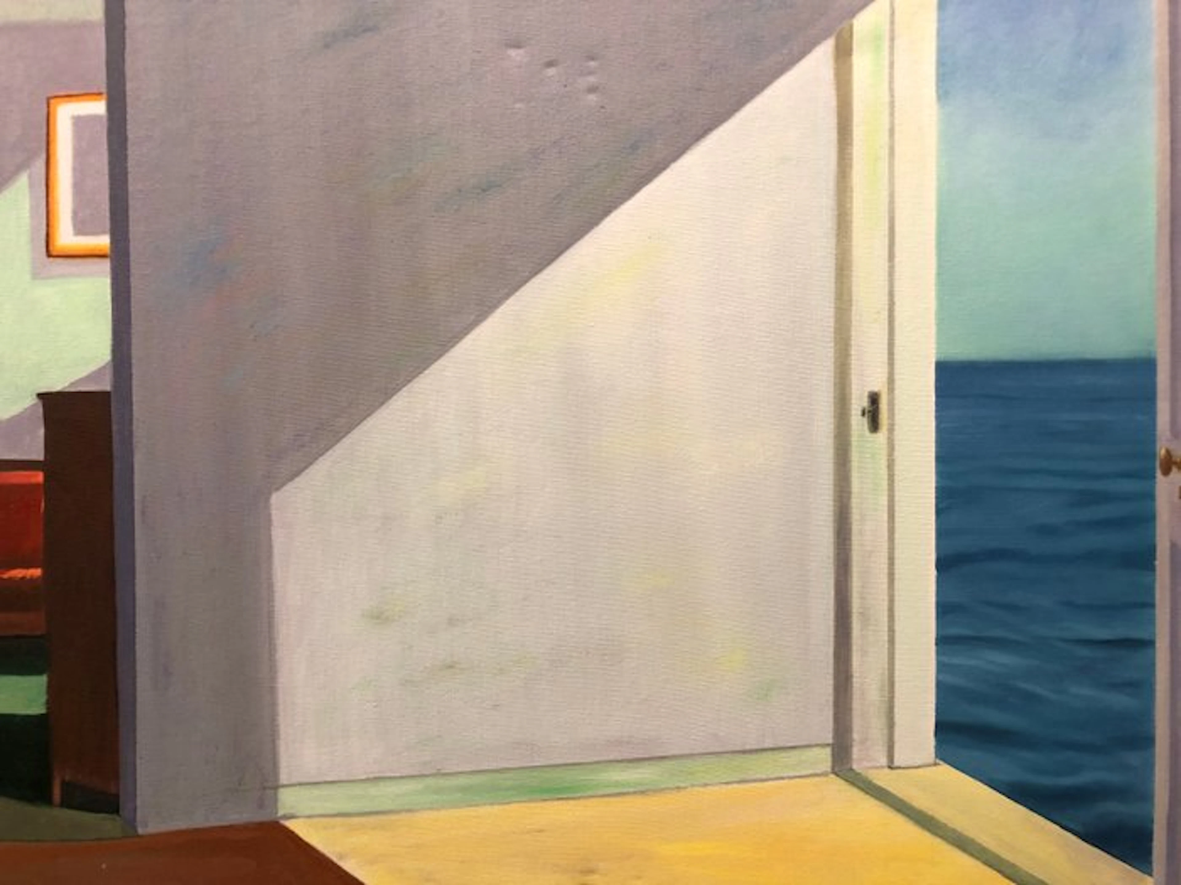 European School (XX) - "Rooms by the Sea" (After Edward Hopper)