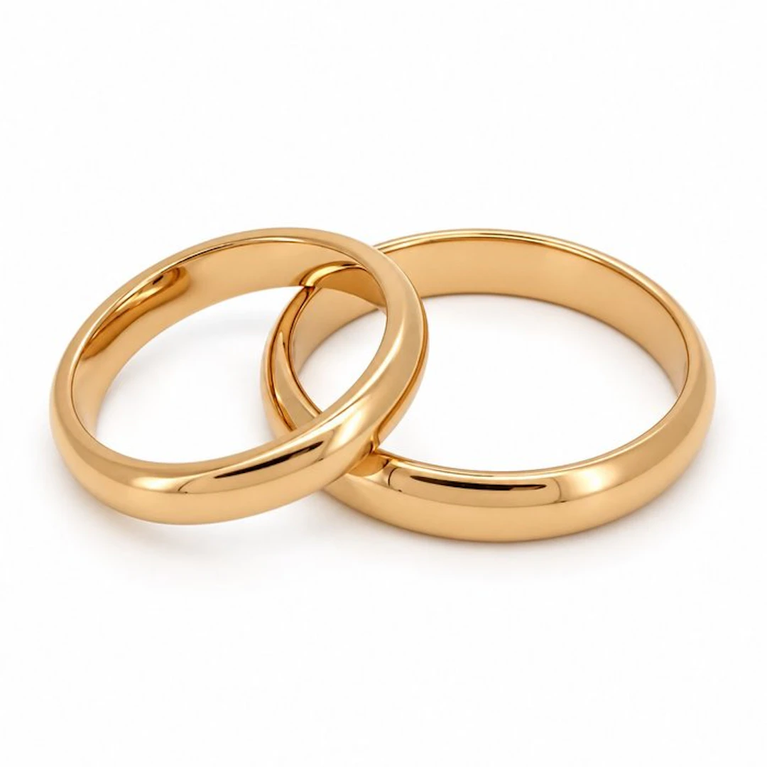 UnoAErre - Ring - 18 kt. Yellow gold - Made in Italy - Handmade
