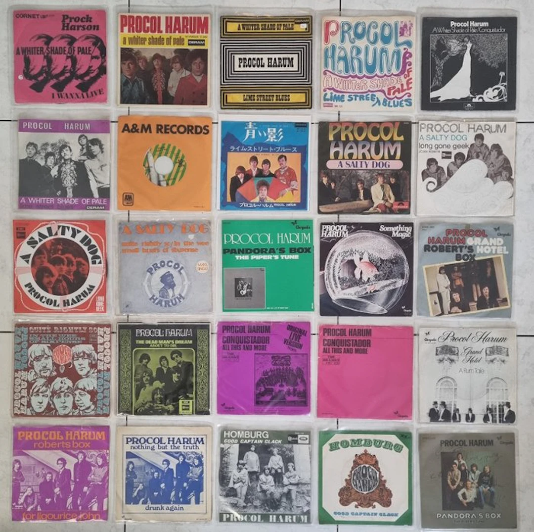 Procol Harum - Collection of 25 x original 7" singles...