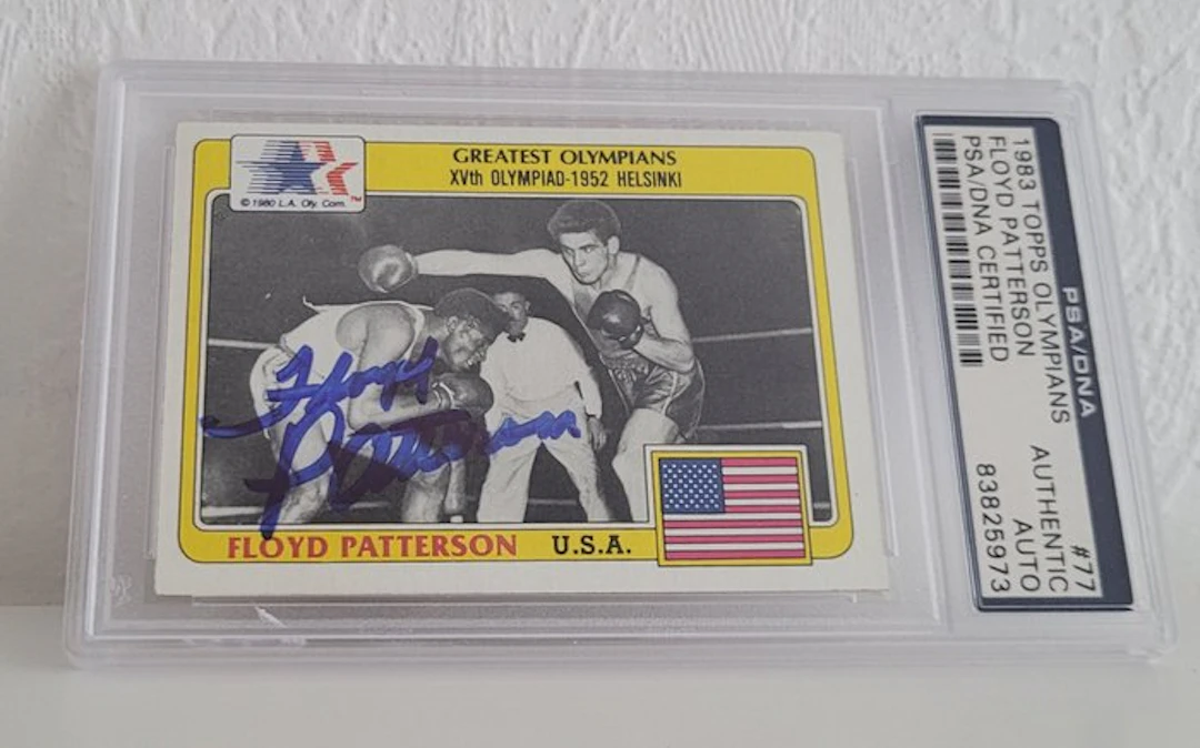 Floyd Patterson - Sportscard, Signed by Floyd Patterson PSA Certification