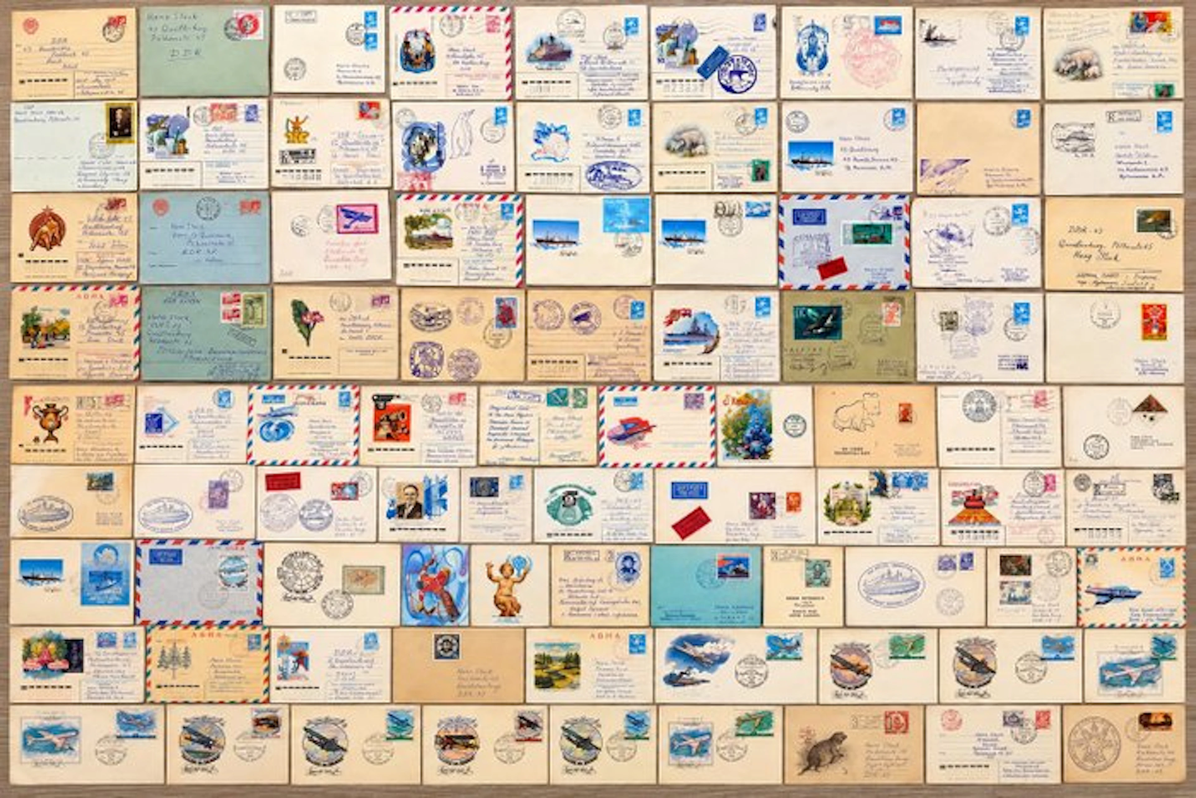 Russia - Polar & Aviation Philately: 144 Historic Covers