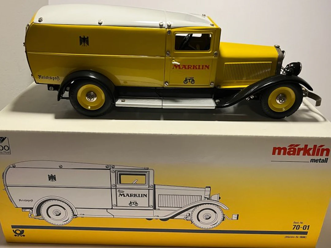 Märklin - Tin toy - Reichspost Paketauto 1990 70-01...