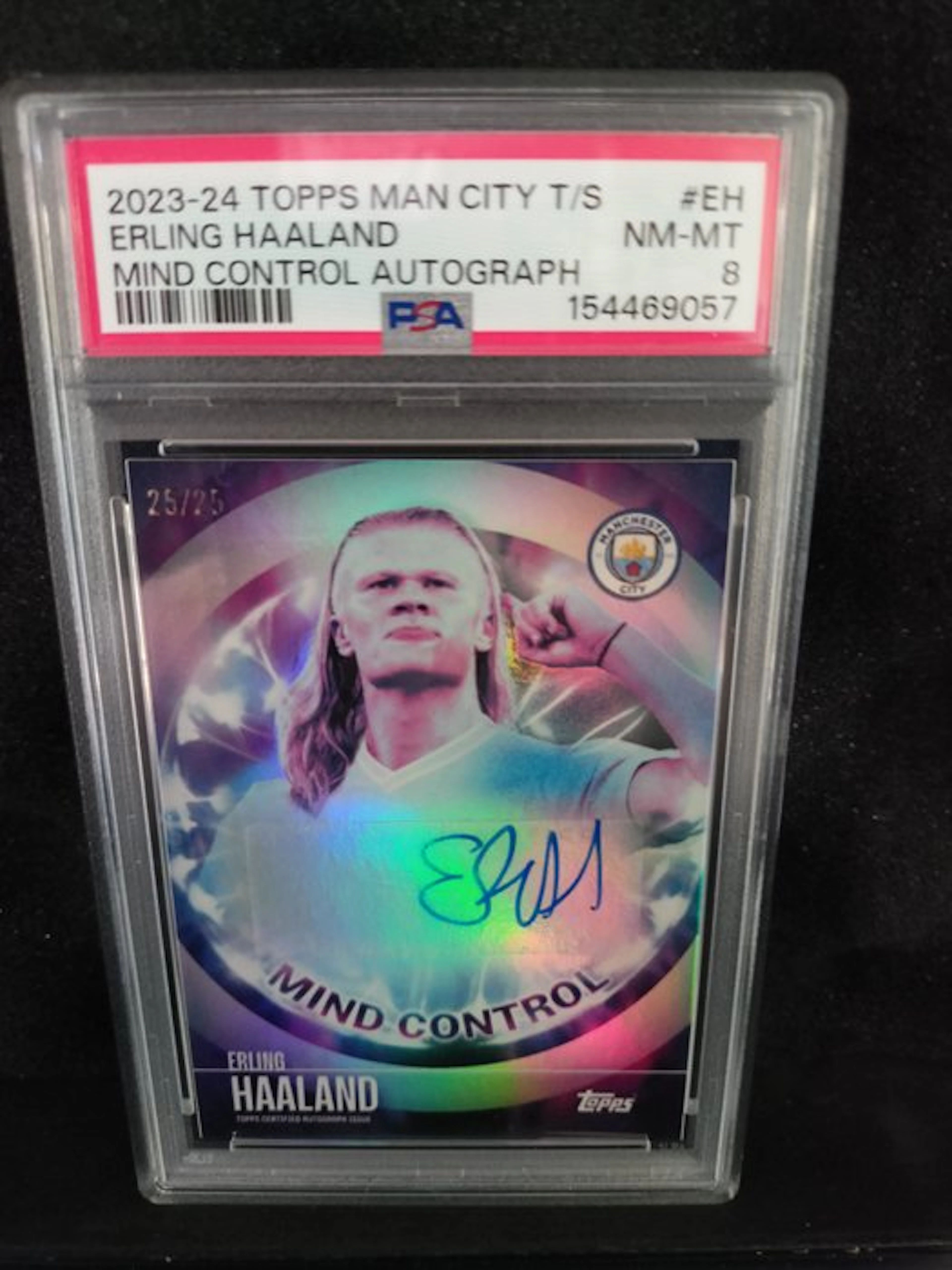 2023/24 Topps Erling Haaland Autographed card
