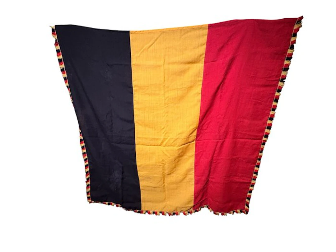 Belgium - Flag - Oude Belgische ceremoniële vlag ca