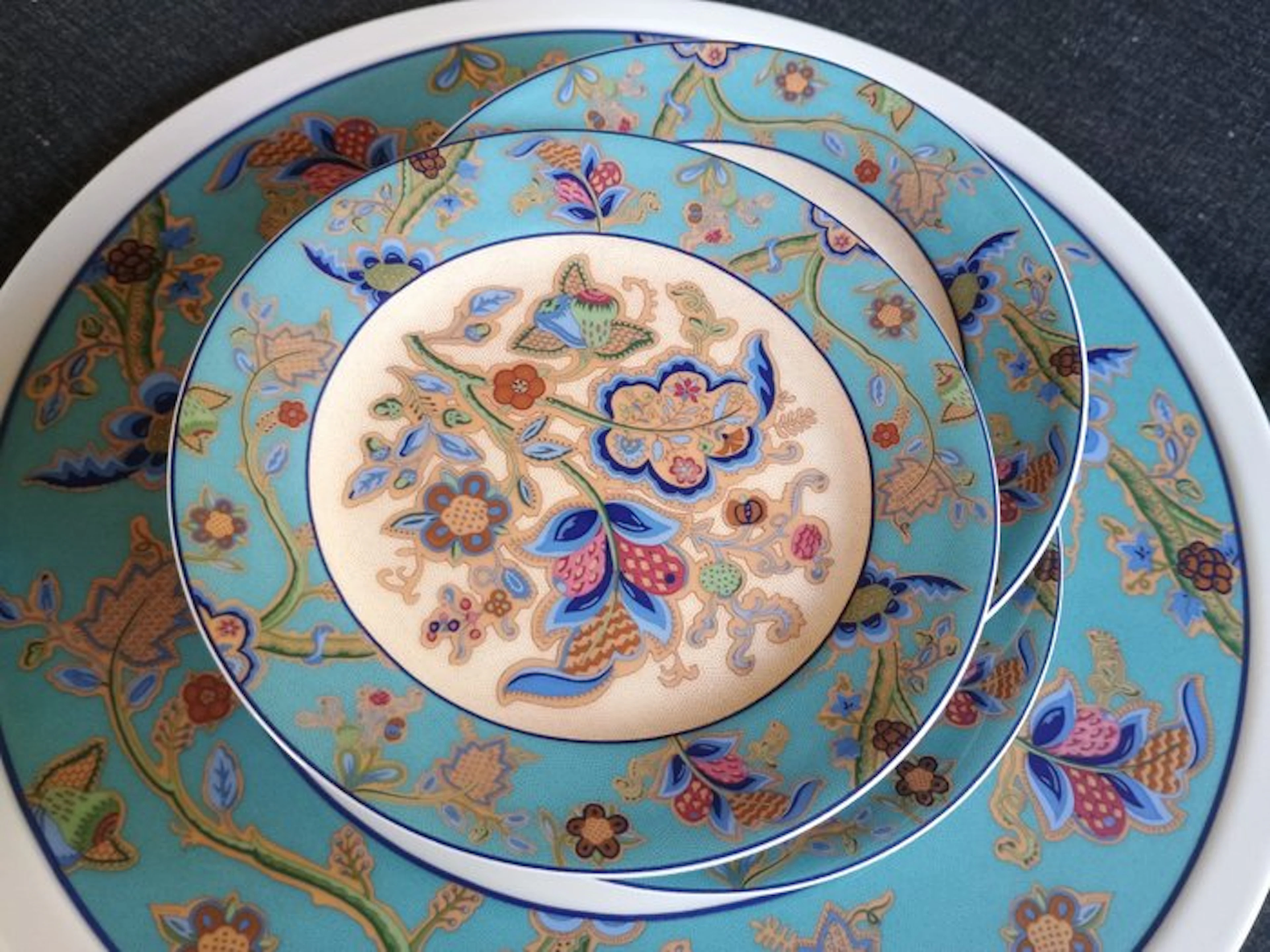 Rosenthal - Nina Campbell - Dinner service (7) - Pearl China - Kensington Decor