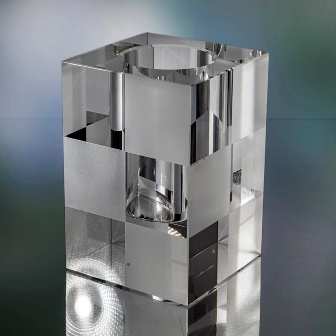 Lucien Piccard - Vase - Modern designer vase "Chequered" - height