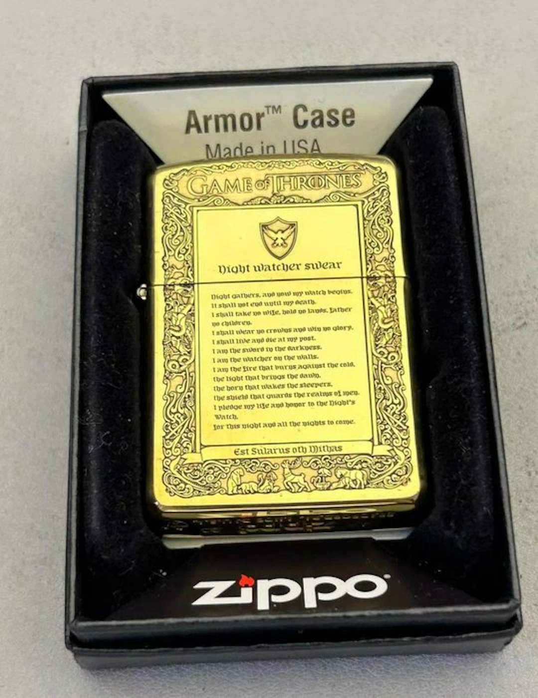 Zippo - Game of Thrones - No reserve price - Lighter - Brass
