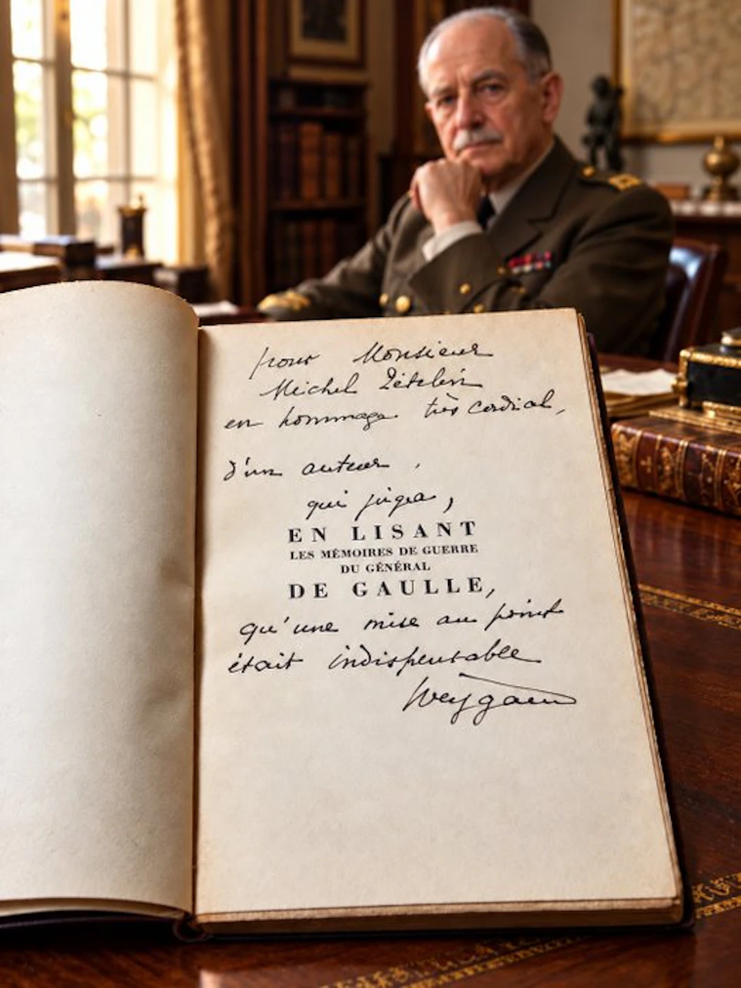 Général Maxime Weygand - En lisant les mémoires du général de Gaulle - 1955