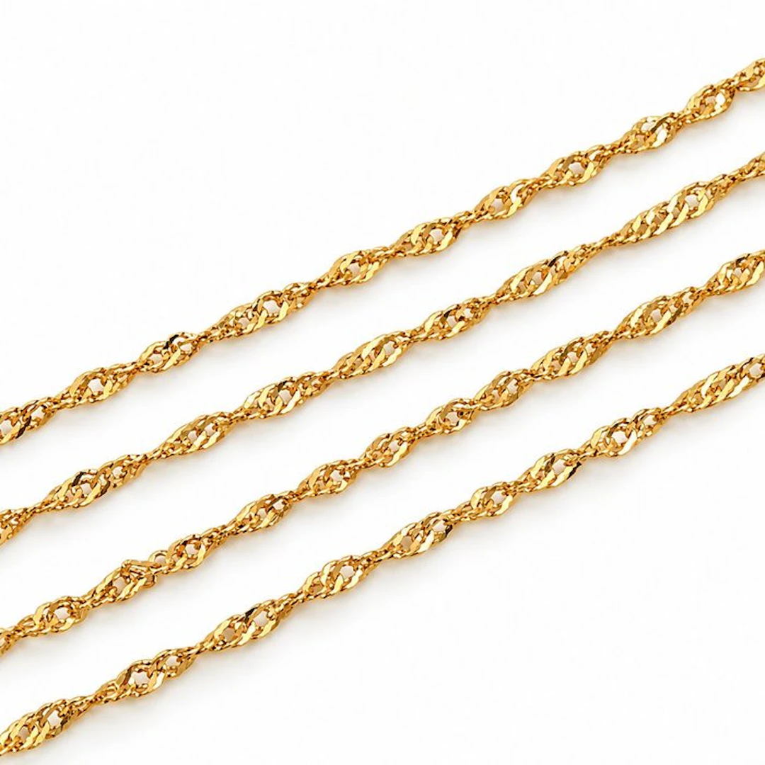 No reserve price - Necklace - 18 kt. Yellow gold - Made in Italy - Handmade