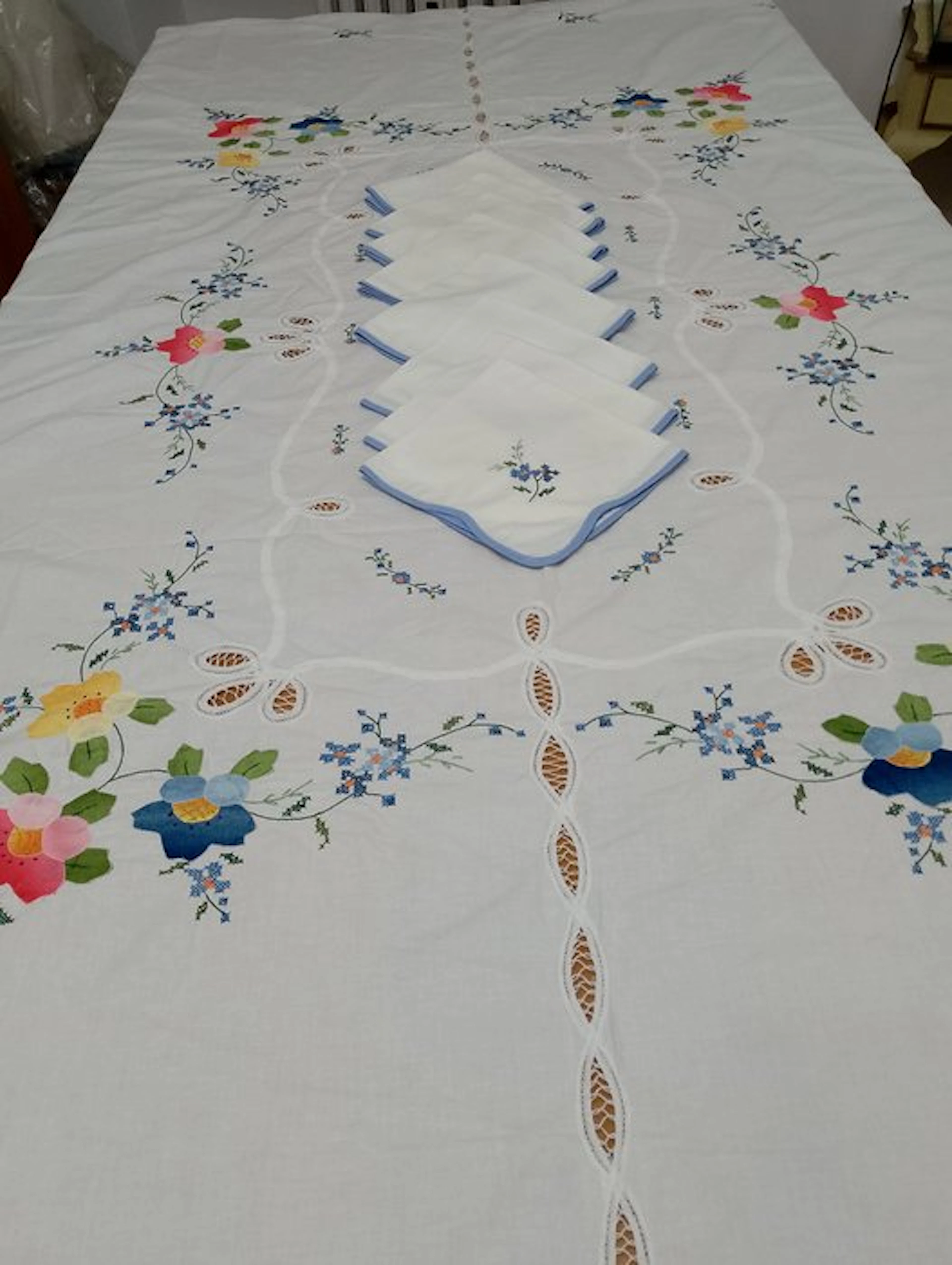 handmade - artigianato - Tablecloth (9) - 210 cm - 160 cm...