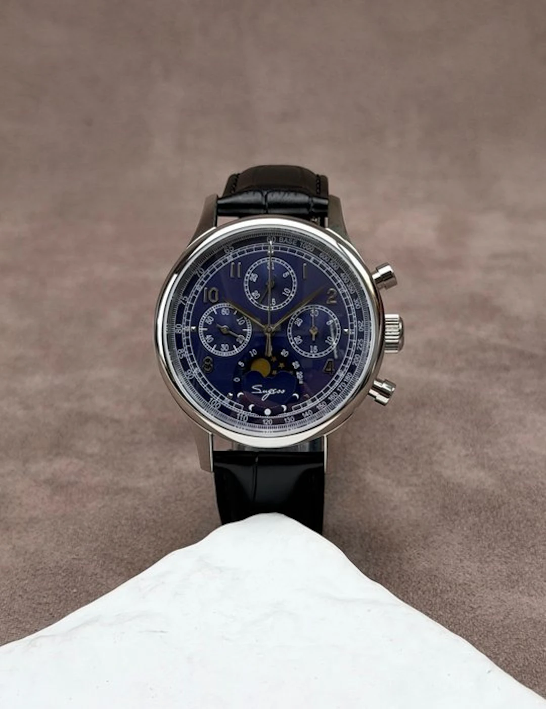 Sugess - Moonphase Master Mechanical Chronograph Date...