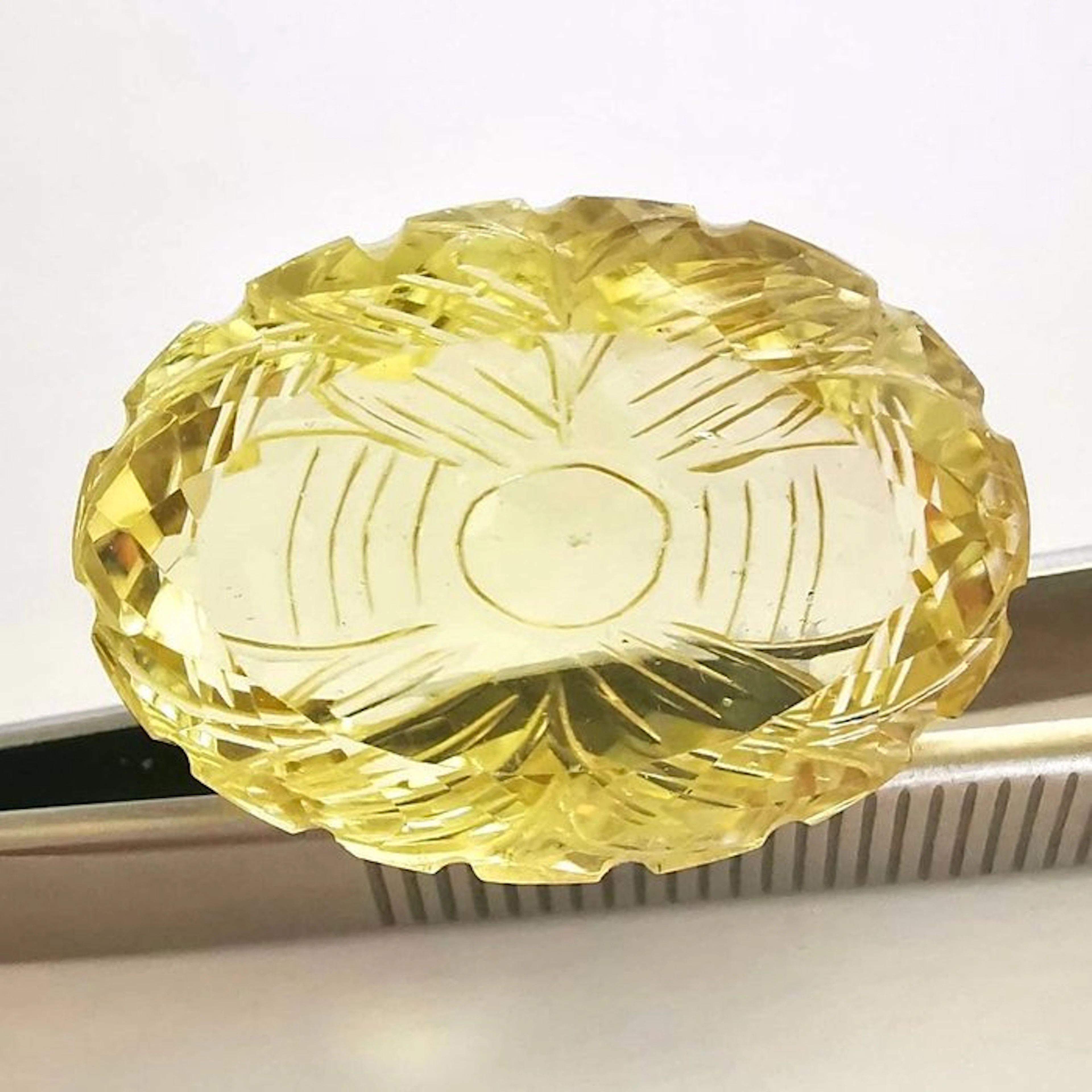 No reserve price Citrine - 67.55 ct - Antwerp Laboratory...