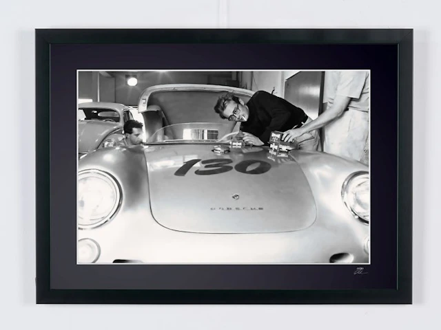 James Dean and his Porsche 550 Speedster - 1955 - Fine...