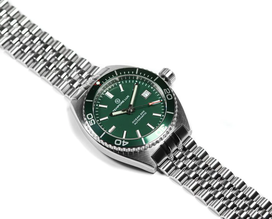Reloj Tempore Lux Ocean 200 Verde - Movimiento Automático...