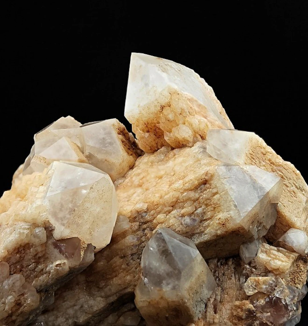 Milky quartz cactus