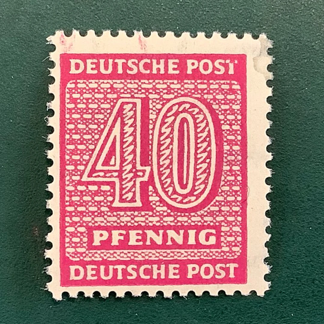 Allied Occupation - Germany (Soviet zone) 1946 - 40 Pf numeral in good C shade