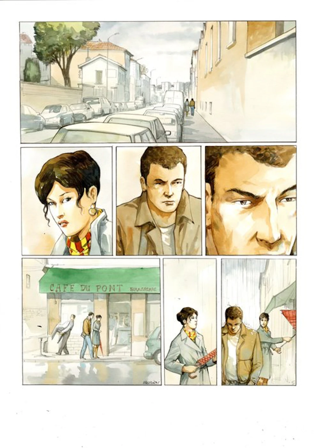 Berlion, Olivier - 1 Original colour page - Rosangella...
