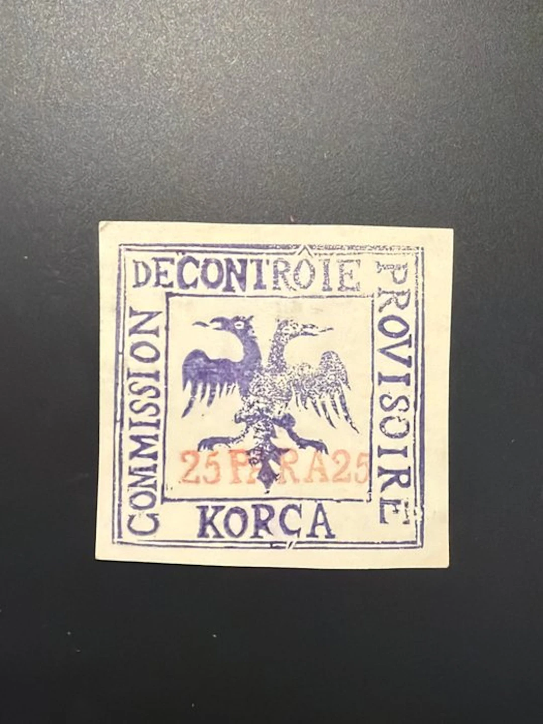 Albania 1914 - Nice, cool specimen. - Michel Korca 2a