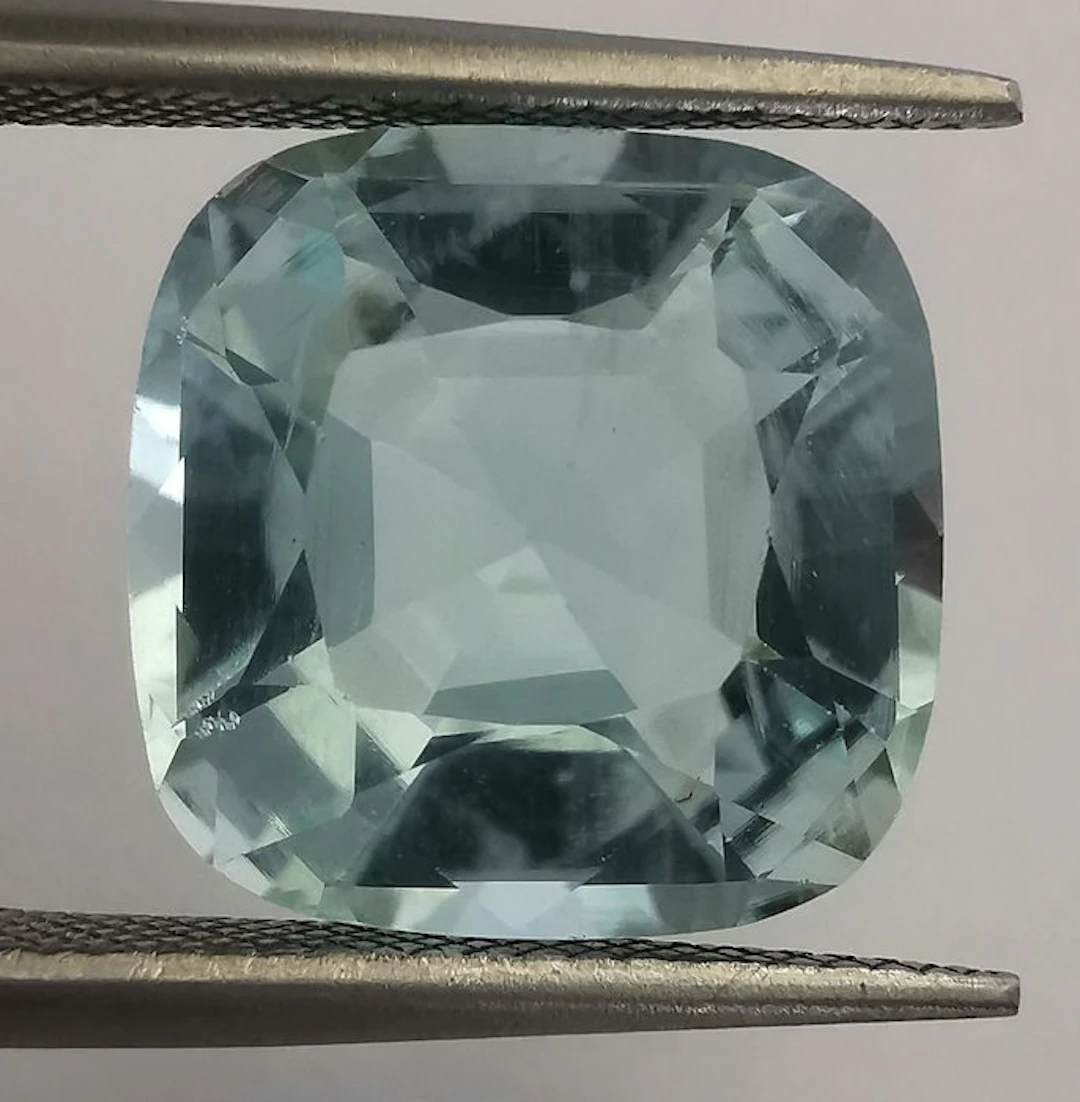 No reserve price - 1 pcs Aquamarine - 6.68 ct - Antwerp...