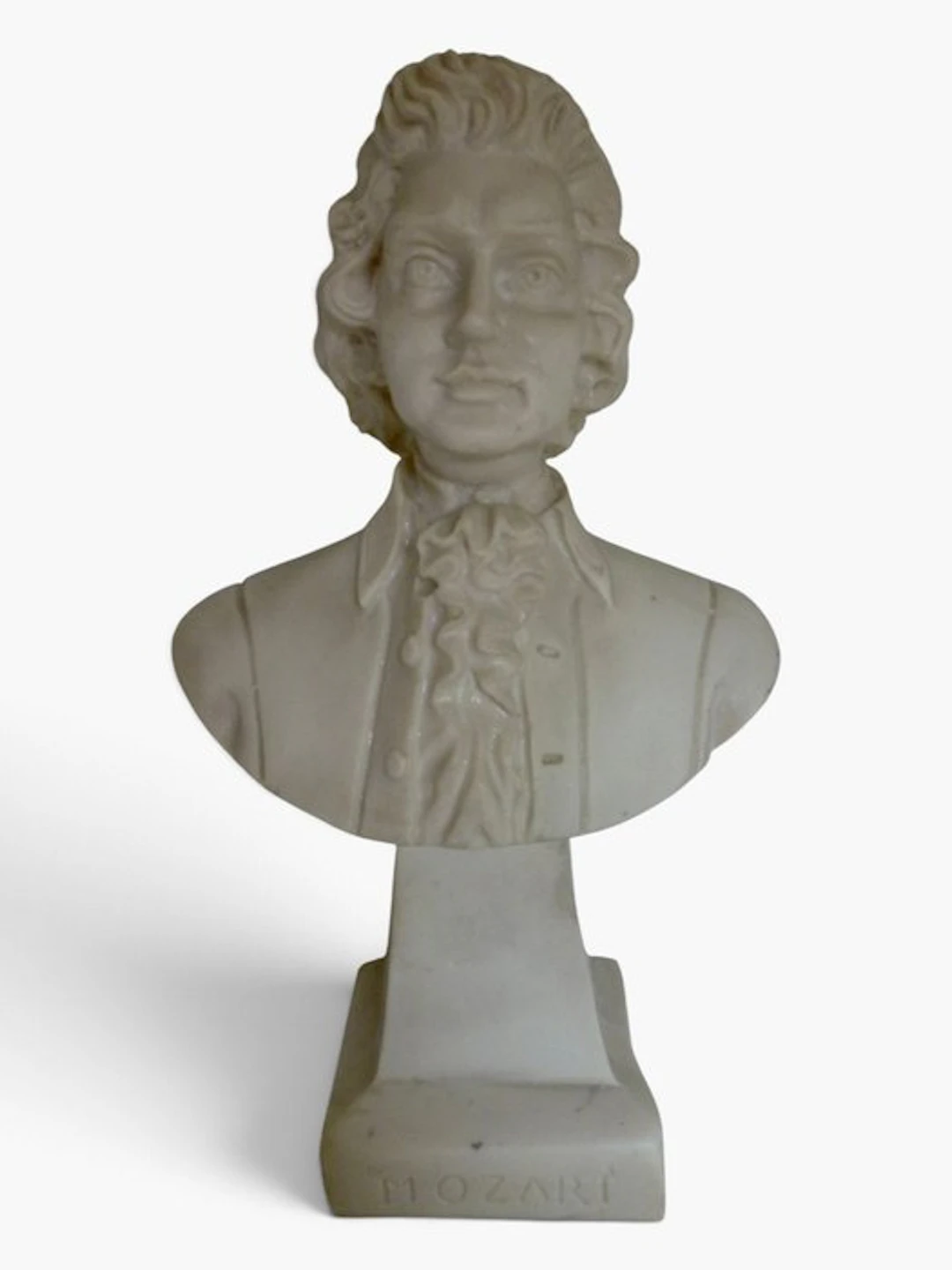 P. Jony - Bust, Wolfgang Amadeus Mozart - 22 cm - Alabaster