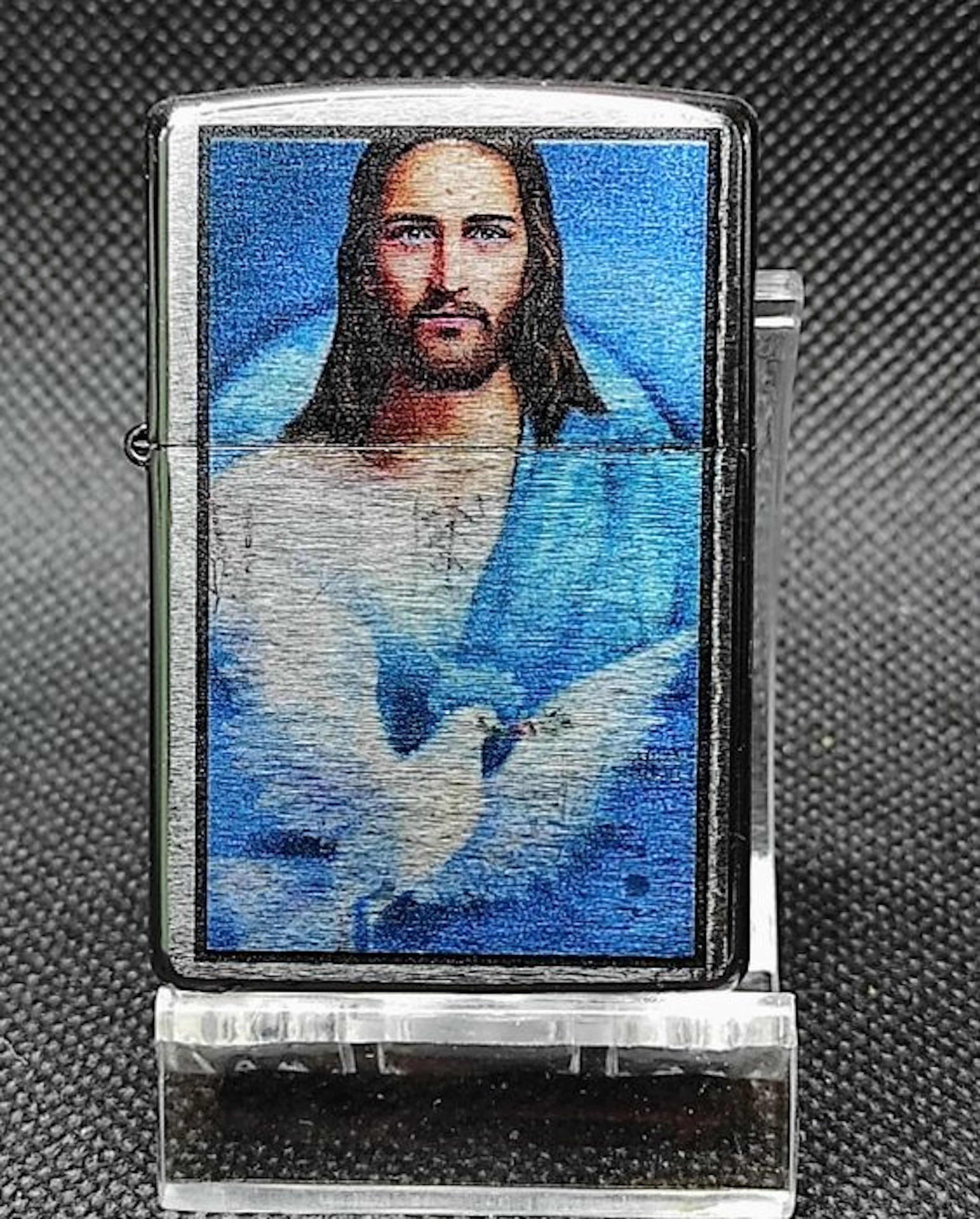 Zippo - Jesus - No reserve price - Pocket lighter - Brass, Steel
