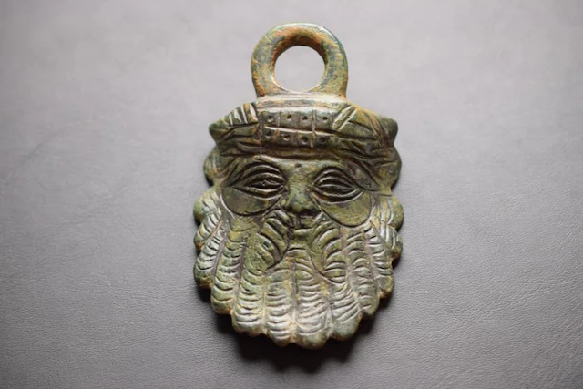 Ancient Roman, Empire Bronze Large Roman Bronze Attachment / Applique
