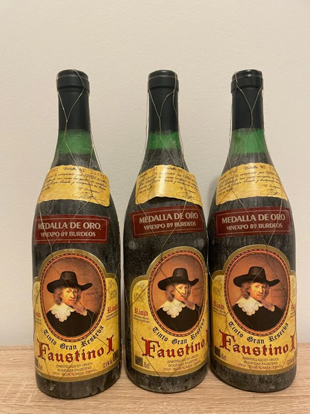 1982 Faustino I - Rioja Gran Reserva - 3 Bottles (0.75L)