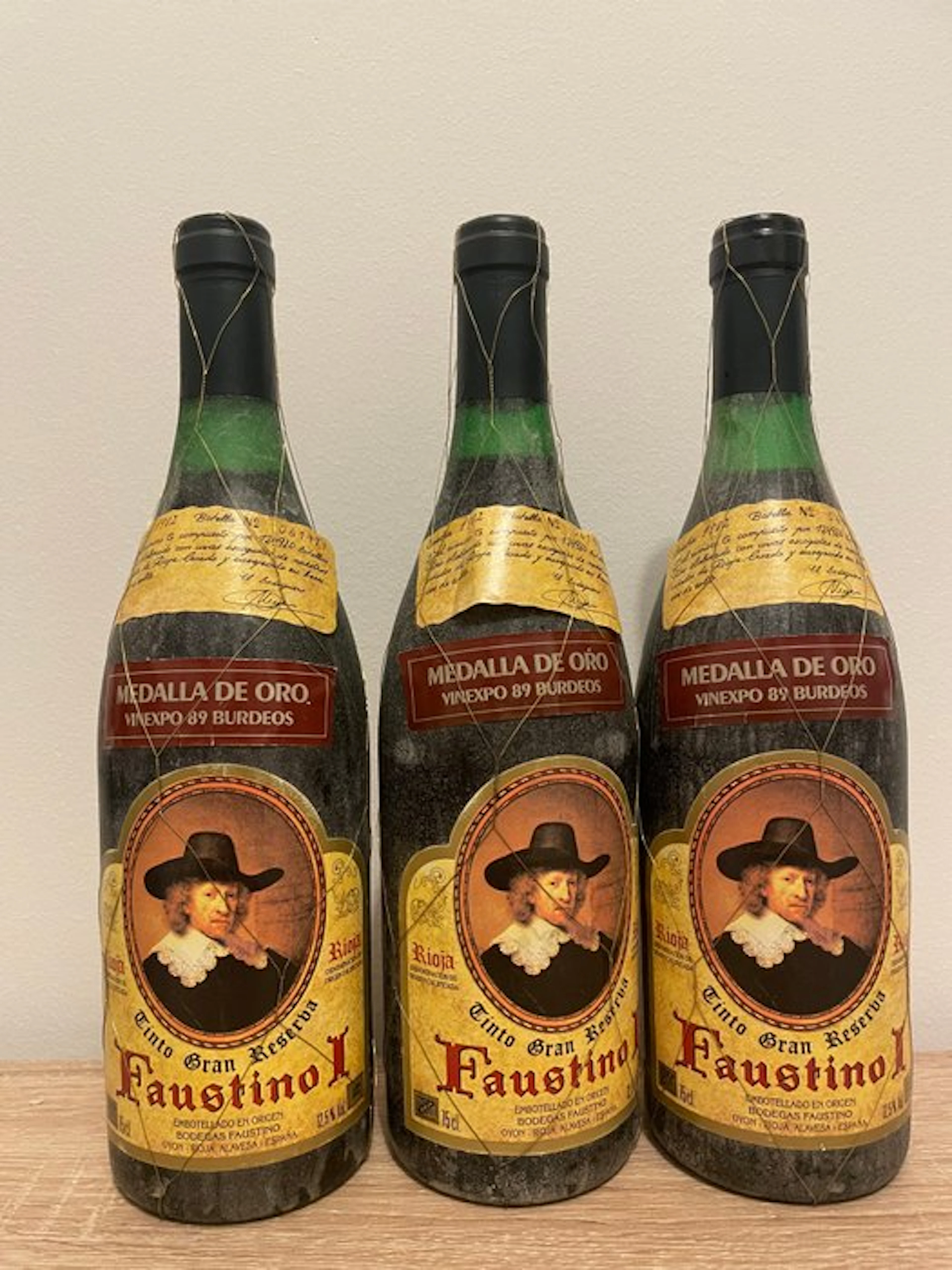 1982 Faustino I - Rioja Gran Reserva - 3 Bottles (0.75L)