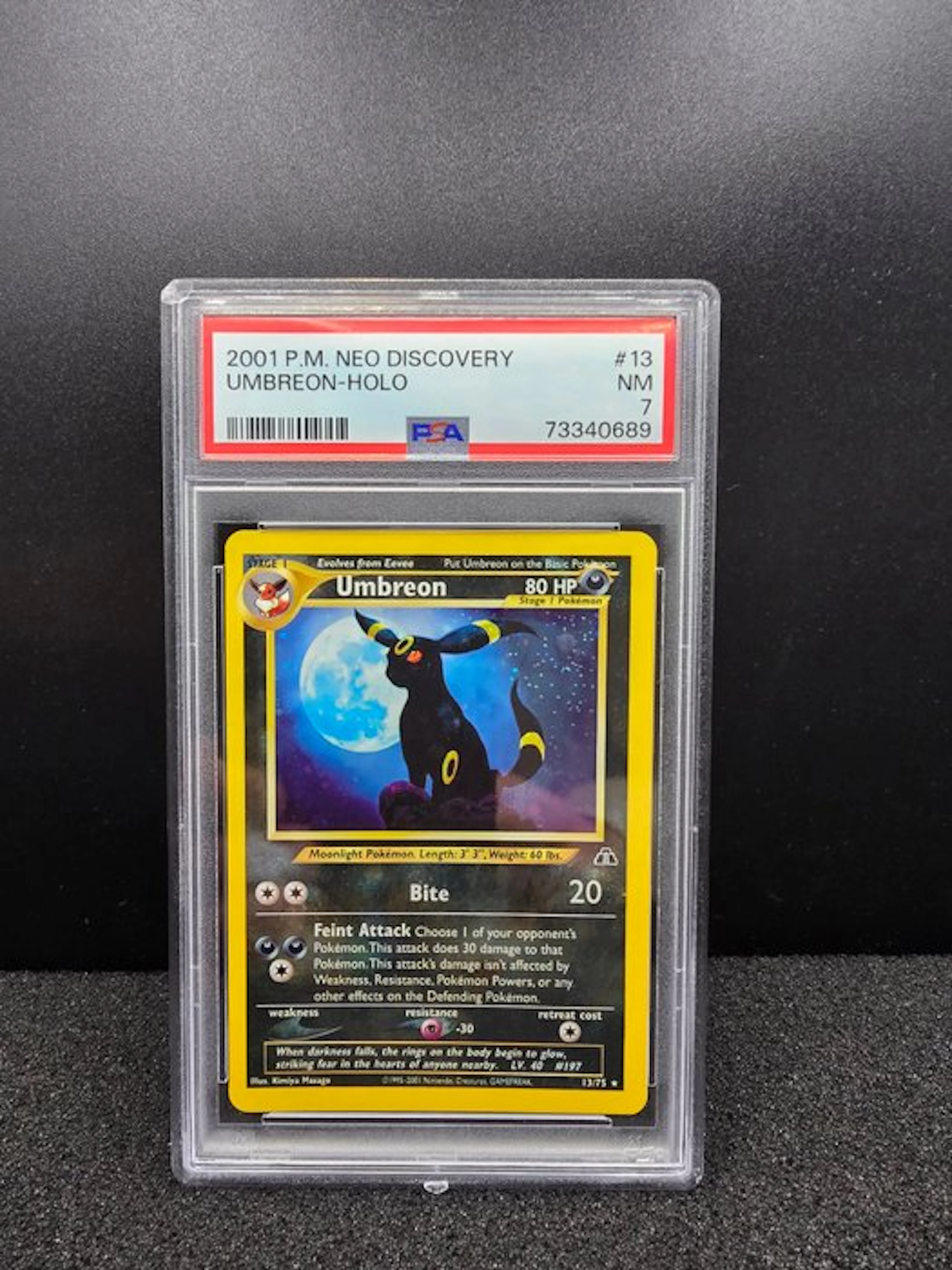 Pokémon - 1 Graded card - Umbreon #13 Holo - PSA 7 - WOTC - Neo Genesis