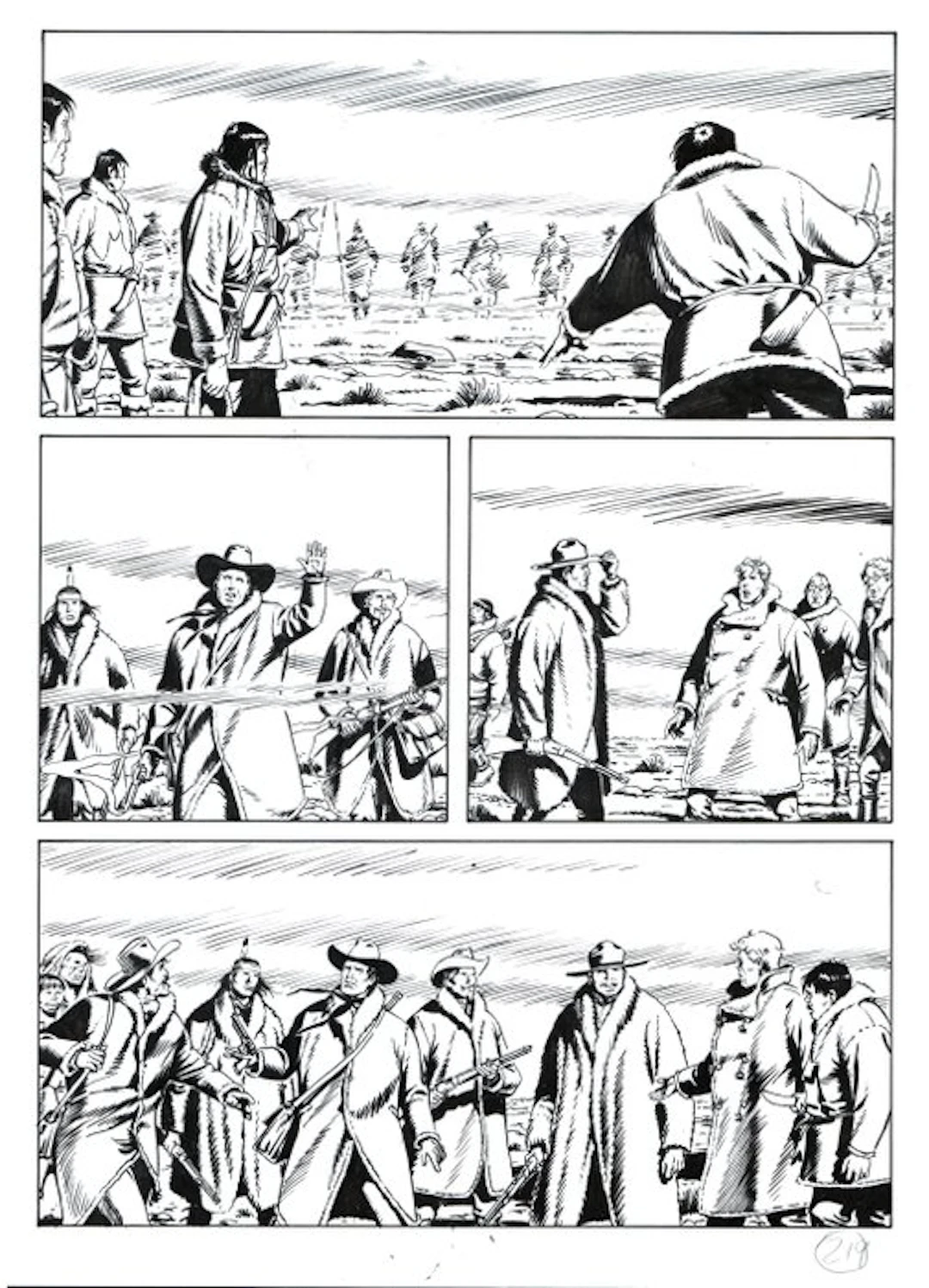 Bruzzo, Giovanni - 2 Original page - Tex #733 - "I...