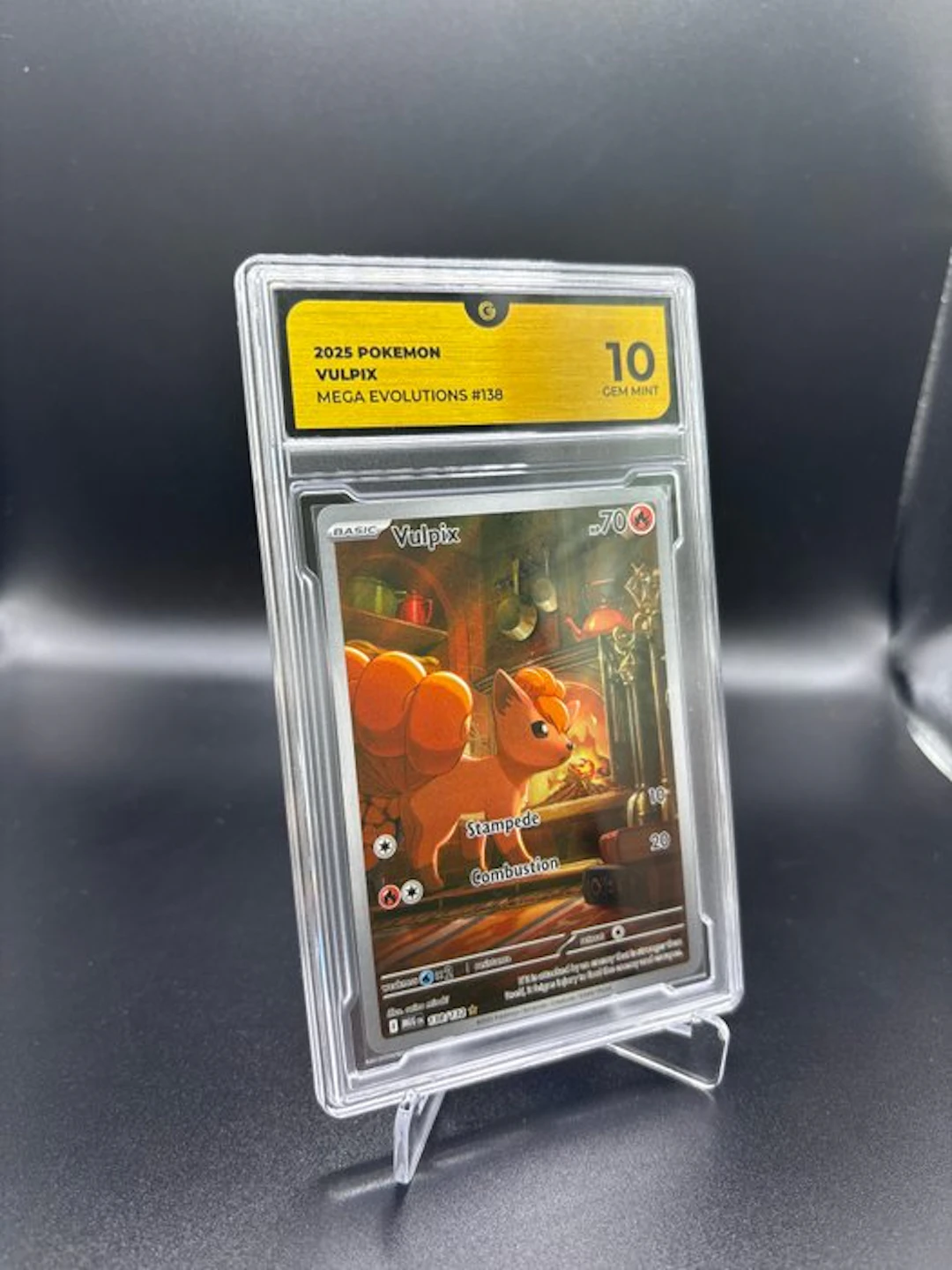 Pokémon - 1 Graded card - Vulpix 138 Mega Evolution Full art - GG 10