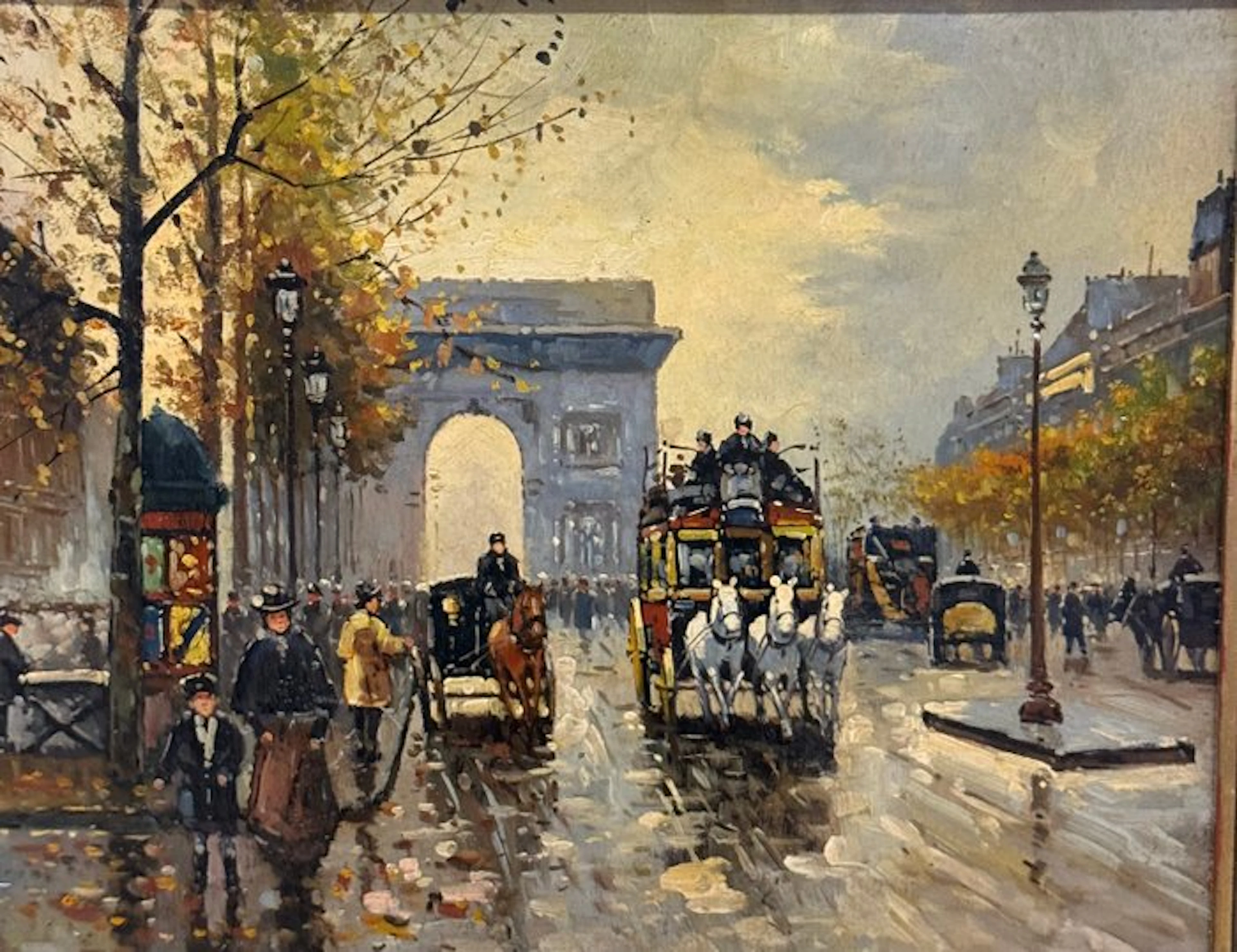 Antoine Blanchard (1910-1988) - Scena Parigina
