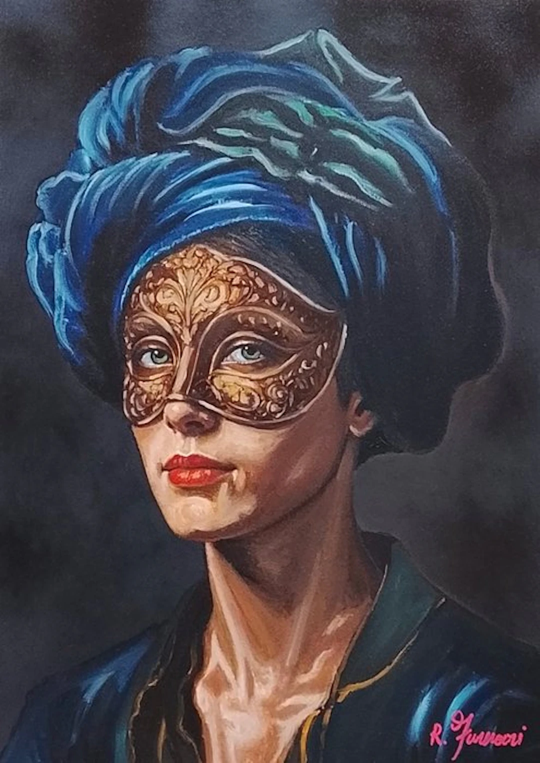 Rosario Stefano Furnari (1973) - Donna con maschera
