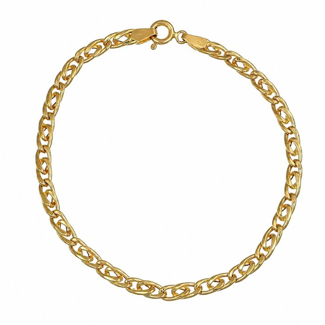 Bracelet - 18 kt. Yellow gold - Made in Italy - Handmade