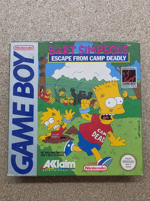 Nintendo - Gameboy Classic - Bart Simpson's "escape from...