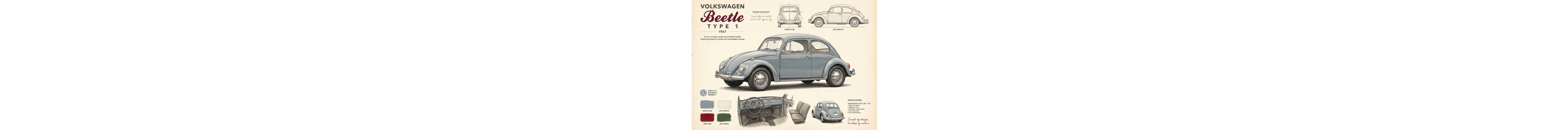 Shmidt.Art - Volkswagen - Volkswagen Beetle Type 1 - 1960s