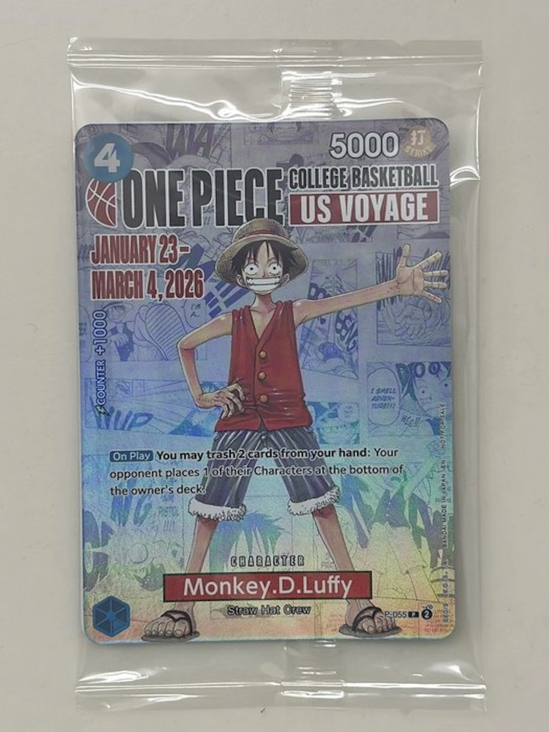 Bandai - 1 Card - One Piece - Monkey D