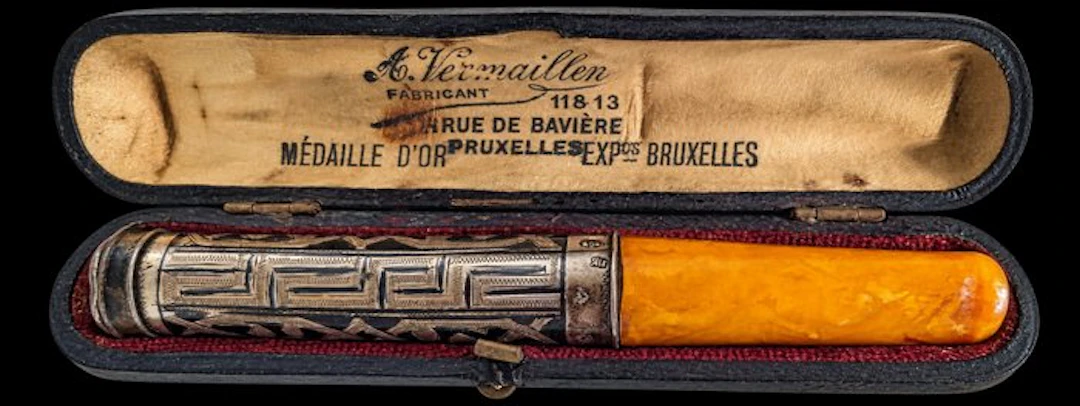 Atlelier Vernaillen - Cigar holder - .875 (84 Zolotniki) silver
