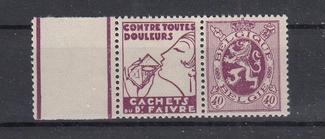 Belgium 1930 - Pubs - PU 24 Faivre met bladboord